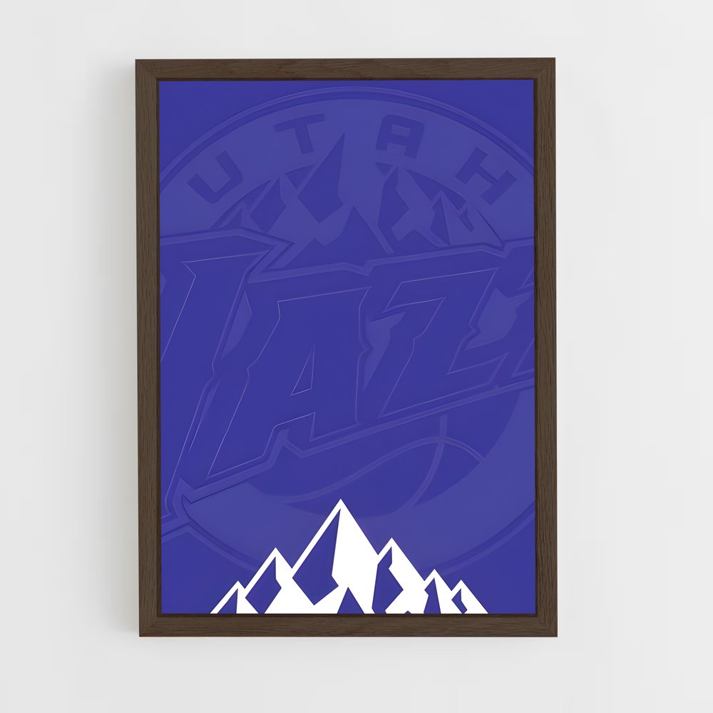 Poster Montagnes Jazz – affiche Basketball (vue 5)